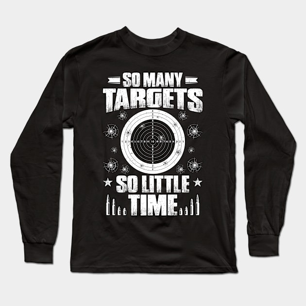 Sports Shooter Shooting Sports Sharpshooter Gift Long Sleeve T-Shirt by Krautshirts